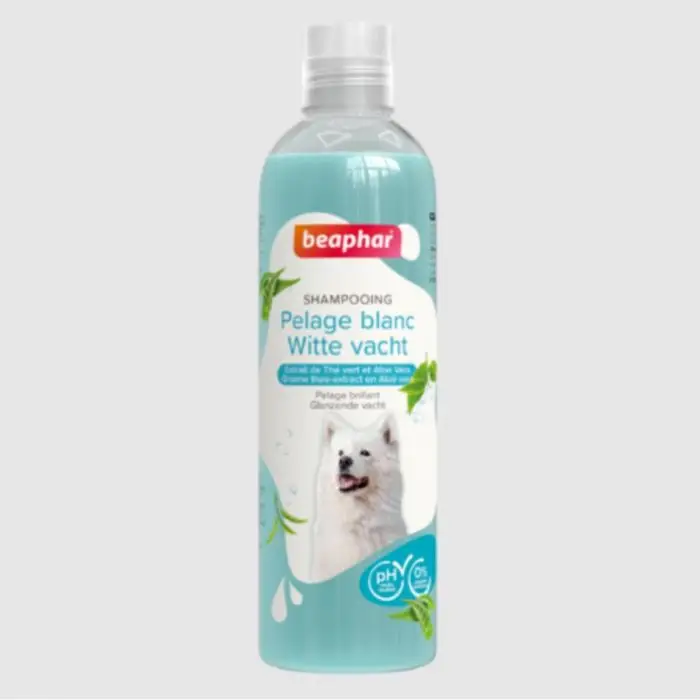 Beaphar Shampooing Bulles pour Chien Pelage Blanc 250ml Nouvel Arrivage