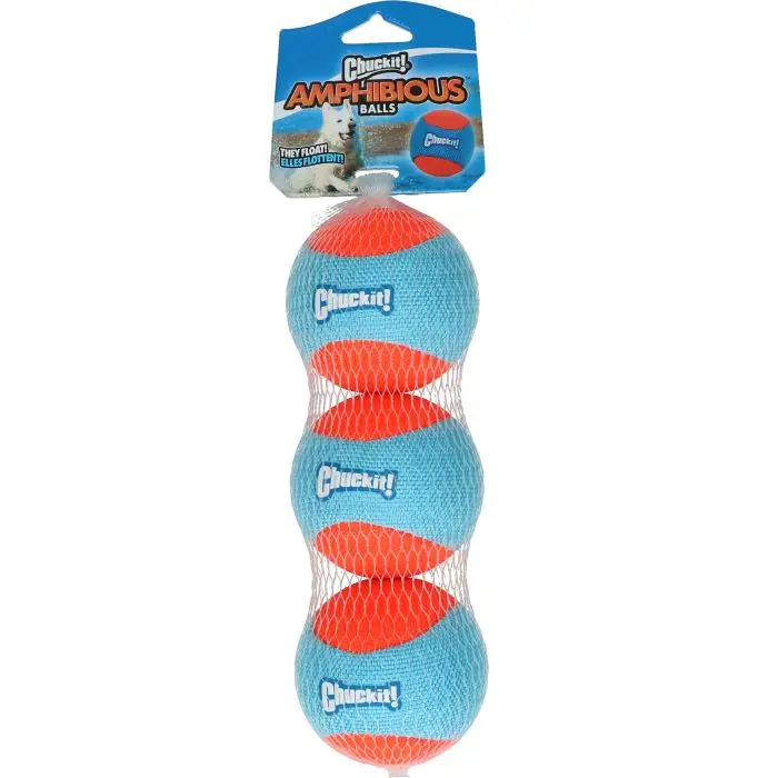 Paiement Sécurisé Chuckit Balles Amphibies 3pcs pour Chien