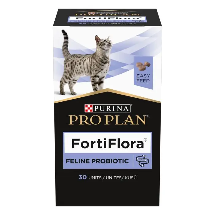 Prix Promo Purina Pro Plan FortiFlora Complément Probiotique Bouchées