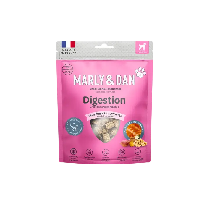 Remise Marly & Dan Bouchées Digestion Chien 100g