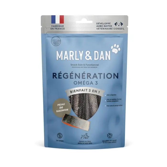 Meilleur Prix Marly & Dan Rouleaux Régénération – 100% Peau de Saumon Chien