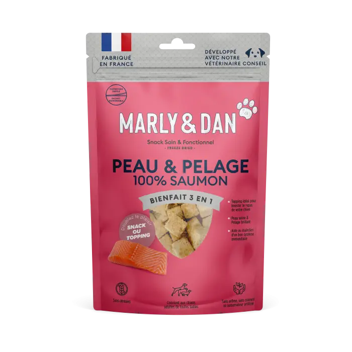 Seulement Aujourd&rsquo;hui Marly & Dan Freeze Dried Peau et Pelage Chien