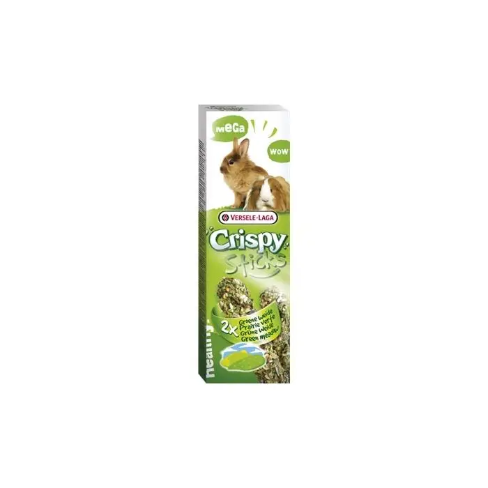 Versele-Laga Mega Sticks Croustillants Prairie Verte 2x140g Lapin-Cobaye Expédié Aujourd&rsquo;hui