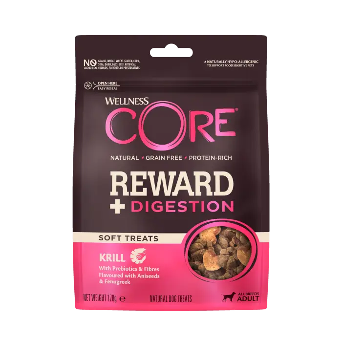 Wellness Core Reward+ Friandises Pour La Digestion Au Krill 170g Pas Cher