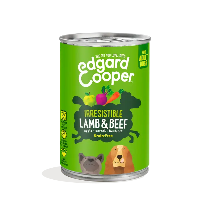 Edgard & Cooper Agneau & Boeuf Boîtes pour Chien 400g Prix Choc
