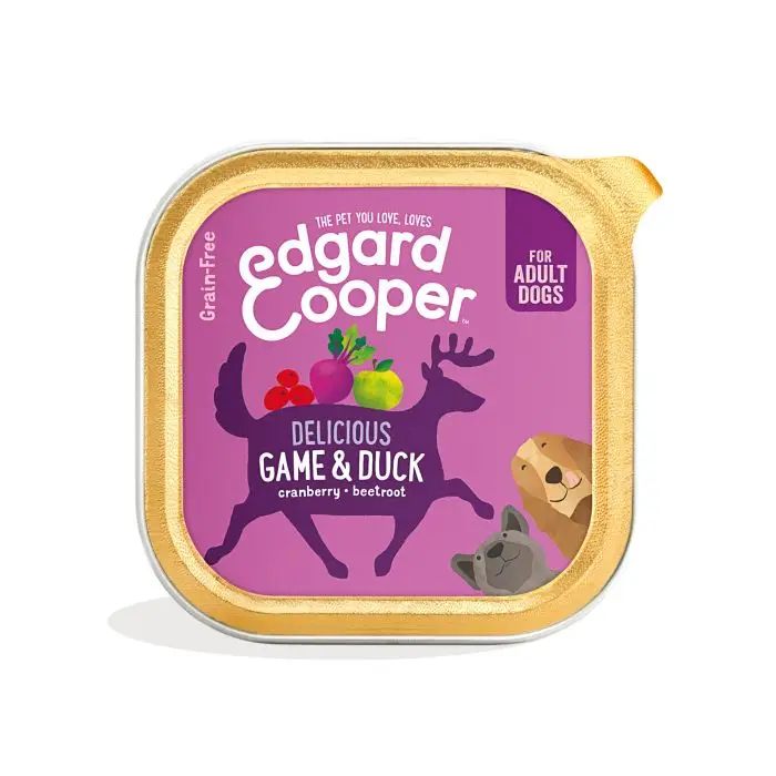 Edgard & Cooper Gibier & Canard Boîtes pour Chien Adult 300g Achetez Aujourd&rsquo;hui
