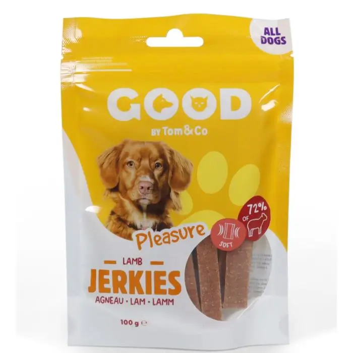 Dernière Chance Good Lamb Jerkies Pour Chien Bâtonnets De Viande 100g