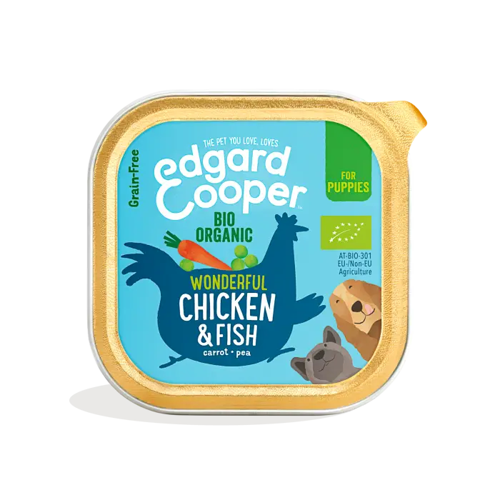 Petit Prix Edgard & Cooper Barguettes pour chien au Poulet & Poisson Bio 100g