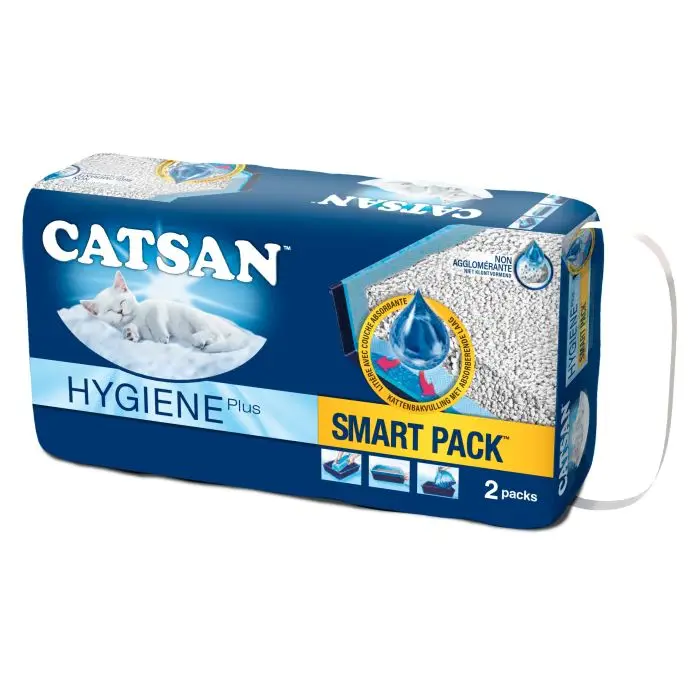 Prix Promo Catsan Smart Pack Litière pour Chat 2 Paquets