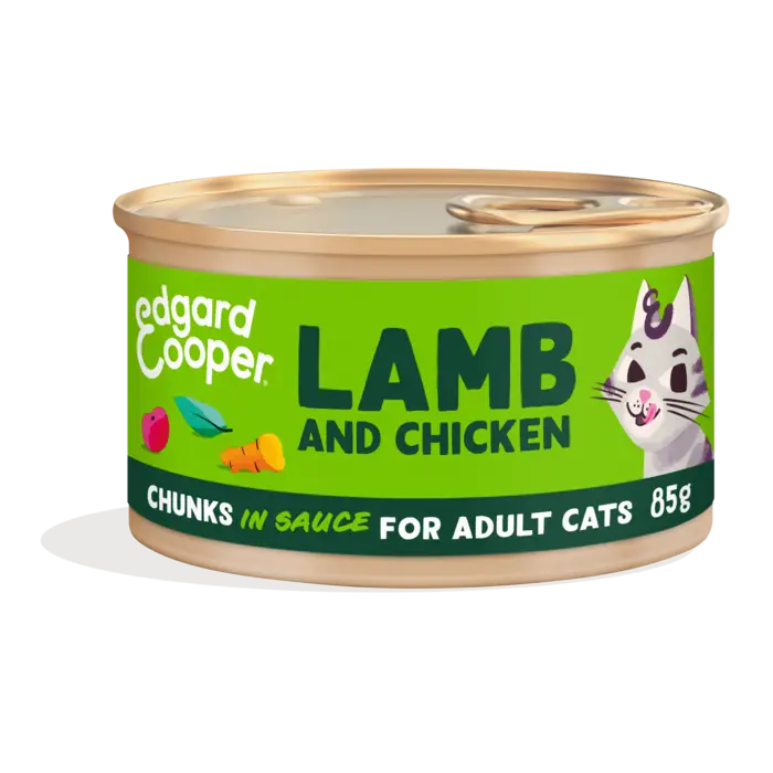 Edgard & Cooper pour Chat Adult Morceaux Agneau/poulet 85g Marque