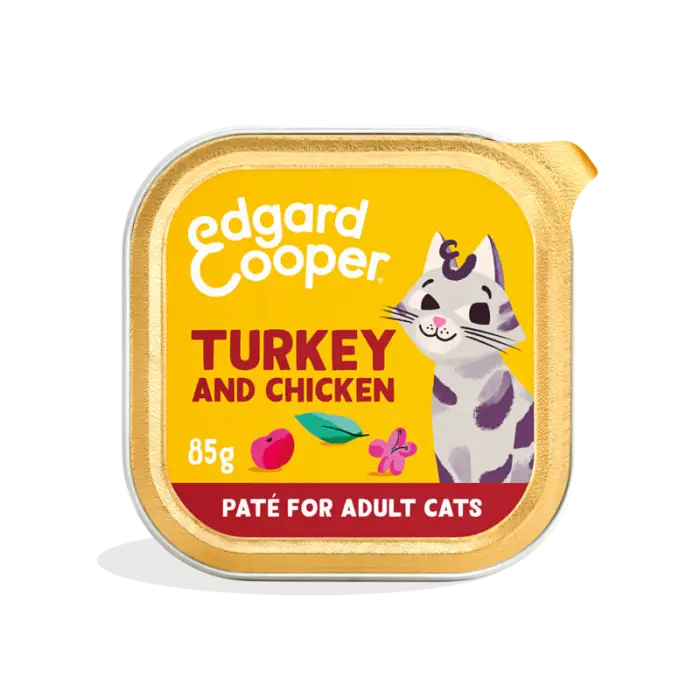 Offre Limitée Edgard & Cooper Barguettes pour Chat Adult a la Dinde/poulet 85g