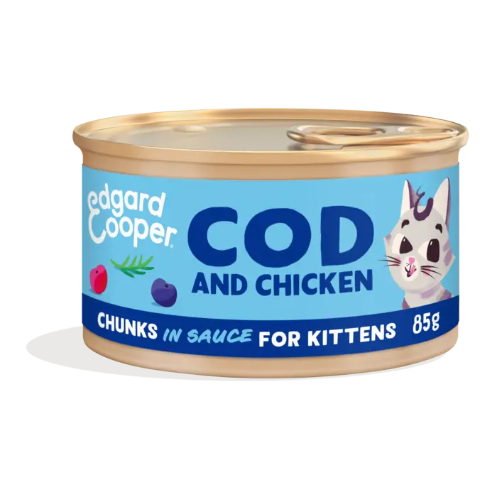 Edgard & Cooper pour Chat Chaton Cabillaud/poulet 85g Commander Vite