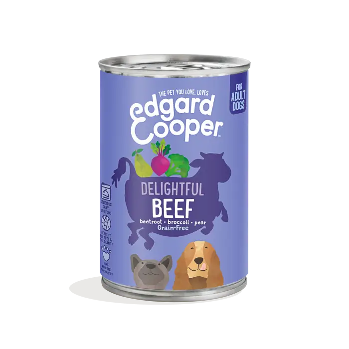 Edgard & Cooper Boeuf Boîtes pour Chien 400g Promotion Saisonnière