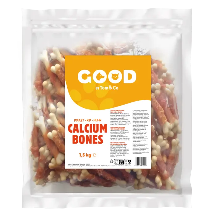 Réduction Good Calcium Bones au Poulet Pour Chien 1,5kg