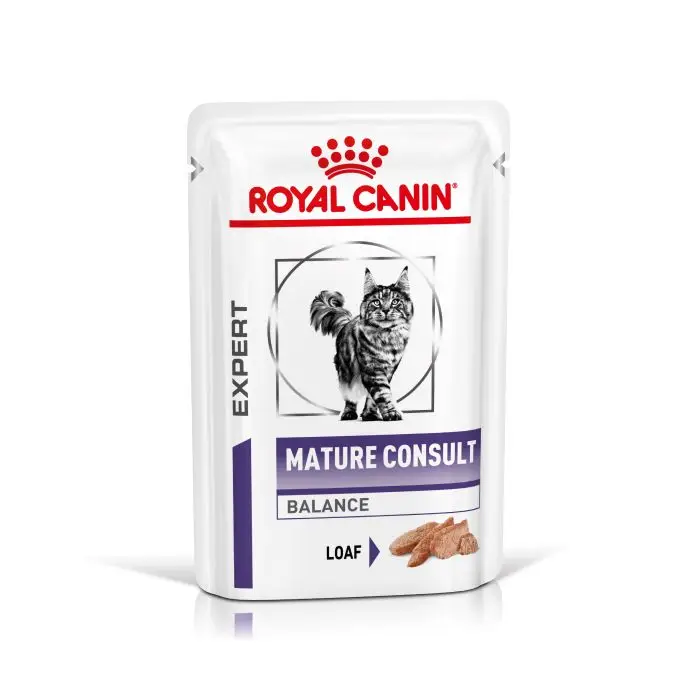 Royal Canin Mature Consult Balance nourriture humide pour chats Prix Promo