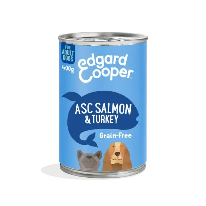 Paiement Sécurisé Edgard & Cooper Barguettes pour Chien au Saumon Asc & Dinde 400g