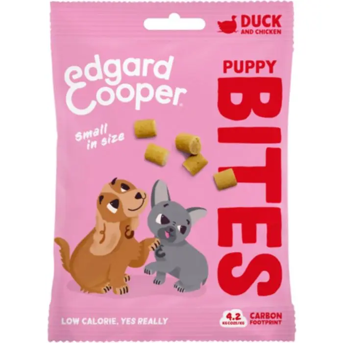 Populaire Edgard & Cooper Puppy Bites Small Canard & Poulet pour Chiot 120g
