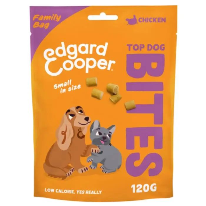 Edgard & Cooper Bites Poulet Friandises Naturelles pour Chien 120g Offre Exclusive