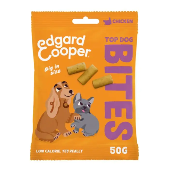 Edgard & Cooper Bites Chicken L Friandises Naturelles pour Chien 50g Remise