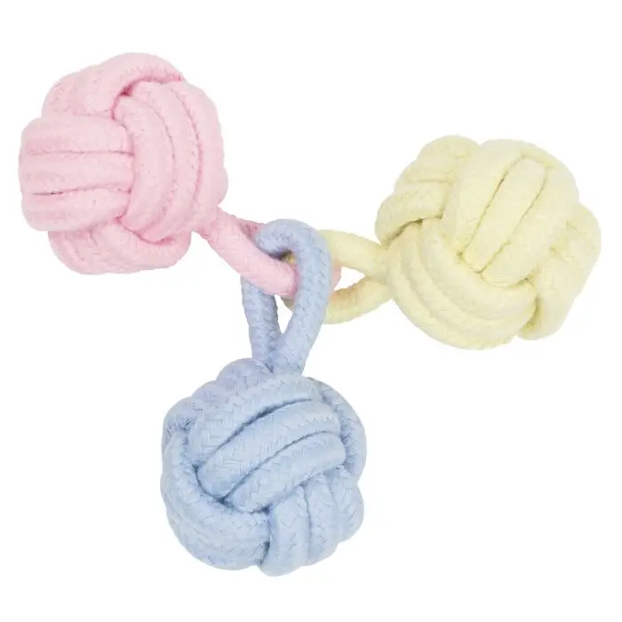 Retour Gratuit Yogi Family Balle Nouée Molar pour Chien 10cm