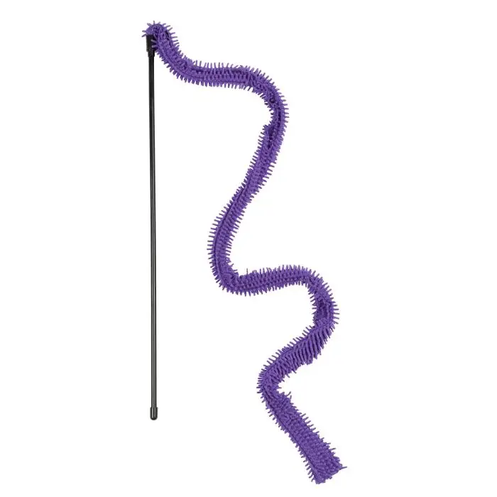 Commande En Gros Yogi Family Canne À Pêche Mop Violet pour Chat 100cm