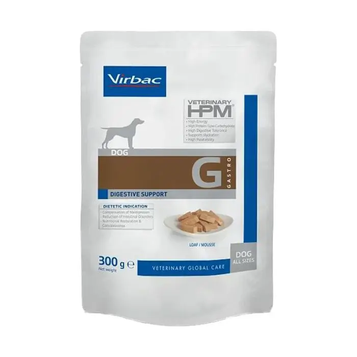 Commande En Gros Virbac Vet HPM Gastro Digestive Support Loaf pour Chien 9x300g