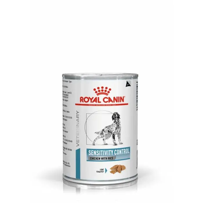 Royal Canin Veterinary Diet Sensitivity Control au Poulet en Boîtes pour Chien Remise