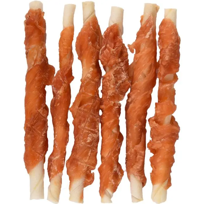 Seulement Aujourd&rsquo;hui Flamingo R&rsquo;hide Bâtonnet Avec Poulet pour Chien 12cm 28-32pcs 350g