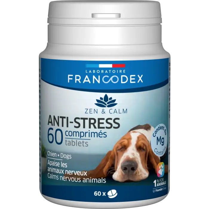 Francodex Anti-Stress Supplement pour Chiens et Chats Nouvel Arrivage