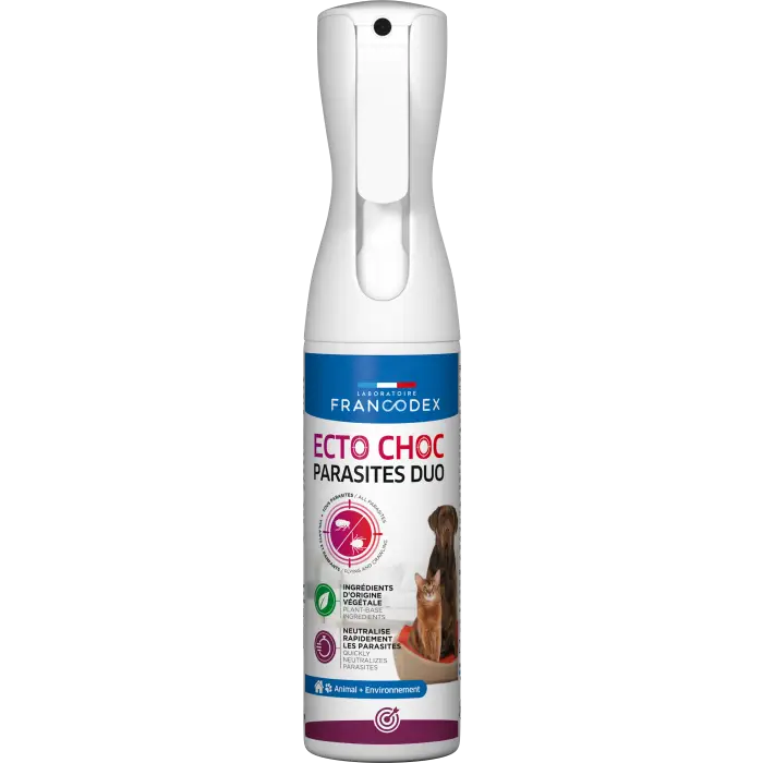 Francodex Ecto Choc Parasites Duo Spray pour Chiens et Chats Prix Bas