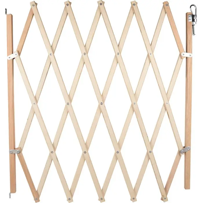 Usine Directe Flamingo Barrière De Sécurité Monti Bois pour Chien 107x83cm