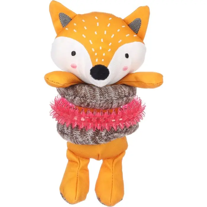 Réduction Flamingo Jouet Chiot Britty Grand Renard Ocre