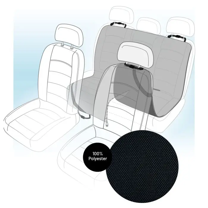 Remise Flamingo Couverture De Protection Pour Voiture Coda Noir 214x147cm pour Chien