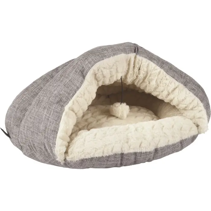 Usine Directe Flamingo Panier Zupo Gris pour Chat 49x40x22cm