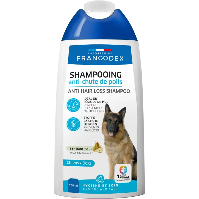Paiement Sécurisé Francodex Shampooing Anti-Chute De Poils Pour Chiens 250ml