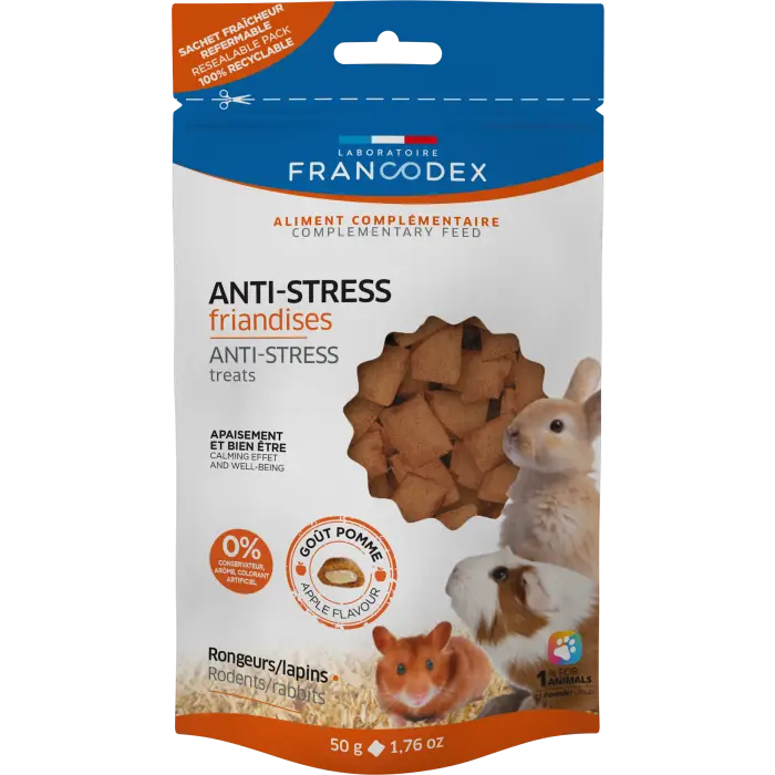 Francodex Anti-Stress Friandises Pour Rongeurs Et Lapins 50g Offre Du Jour