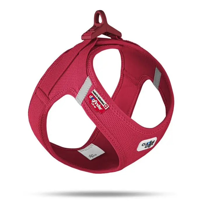 Expédition Rapide Curli Vest Harnais Clasp Air-Mesh Rouge