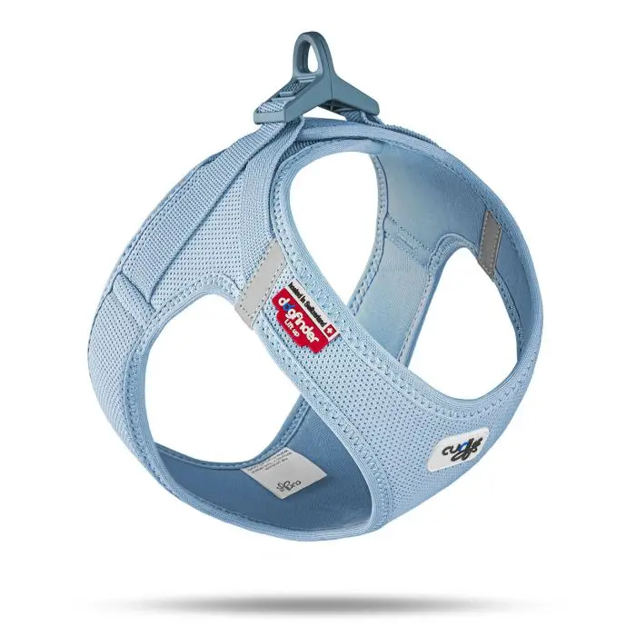 Curli Vest Harnais Clasp Air-Mesh Bleu Clair Commander Vite