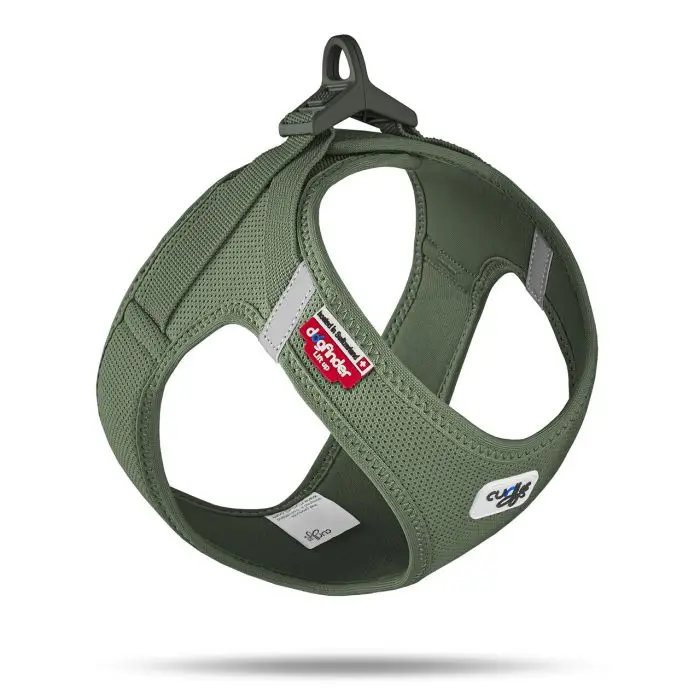 Curli Vest Harnais Clasp Air-Mesh Vert Foncé Haute Qualité