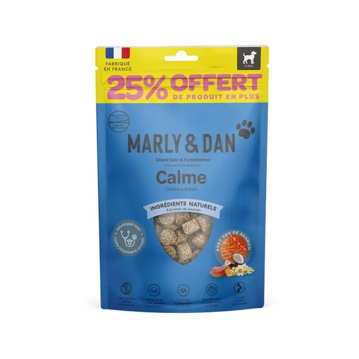 Offre Spéciale Marly & Dan Tendres Bouchées Calme Chien +25% Offert