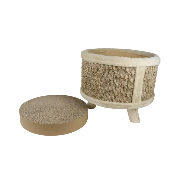 Good Panier Griffoir Carton Malou 36cm Populaire