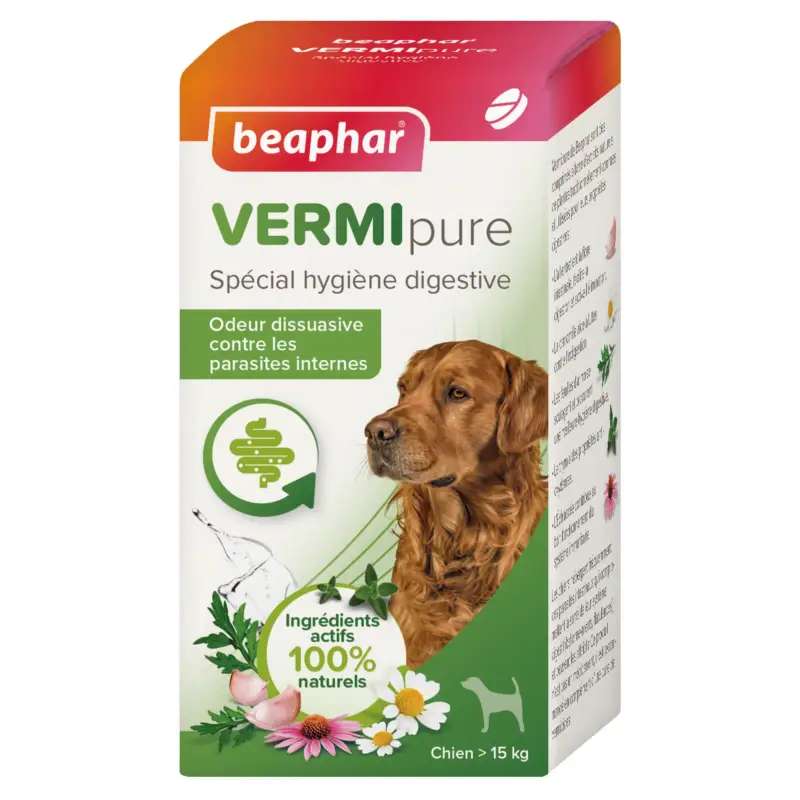 Vermipure comprimés Purge – Grand chien Produit De Marque