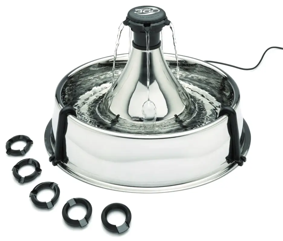 Fontaine Drinkwell Inox 360° 3.8L, chat, chien Expédié Aujourd&rsquo;hui