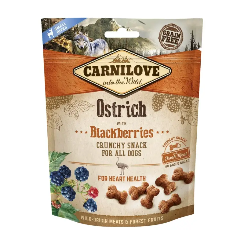 Commande En Gros Crunchy Snack – Autruche et mûres
