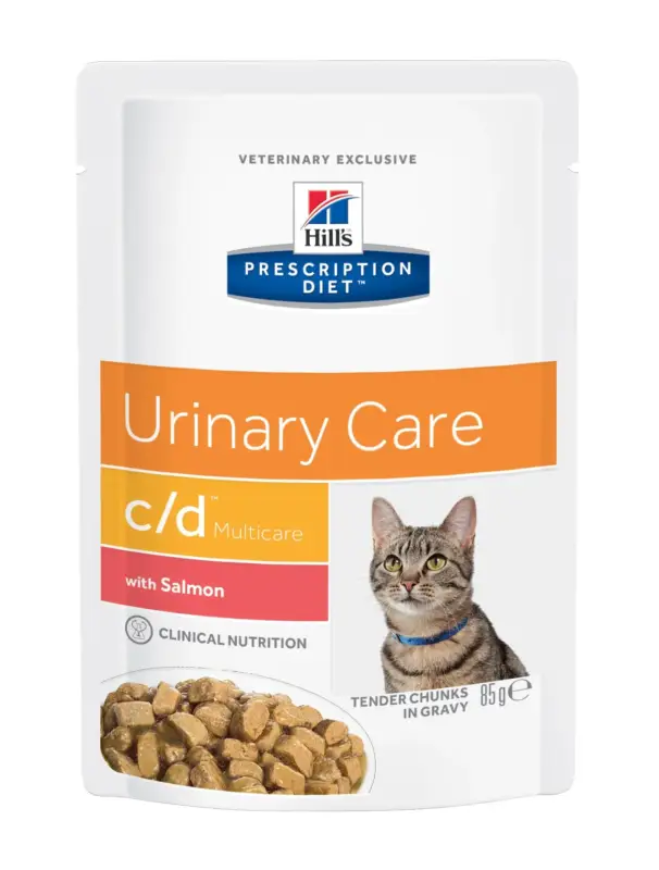 Marque Hill's Prescription Diet c/d Urinary Care Multicare en sachets – pâtée chat