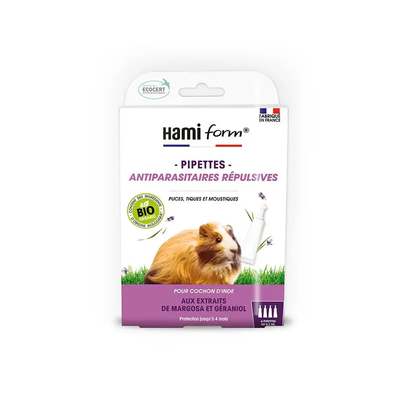 Prix Bas Pipettes Antiparasitaires Répulsives Bio – Cochon d'inde