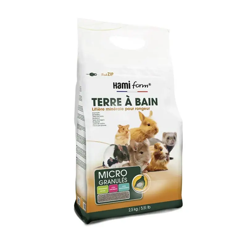 Terre à bain litière rongeur Prix Promo