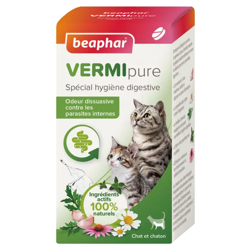 Vermipure Comprimés Purge pour chat Acheter En Ligne