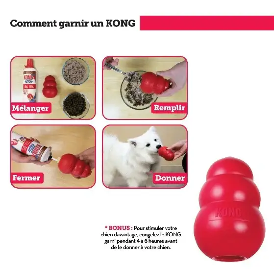 Jouet Extreme Kong à mâcher ultra-résistant chien Certifié