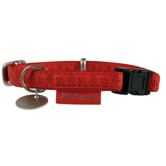 Collier rouge Mac Leather Vente Flash